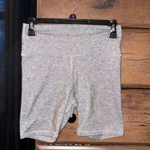Grey Biker Shorts